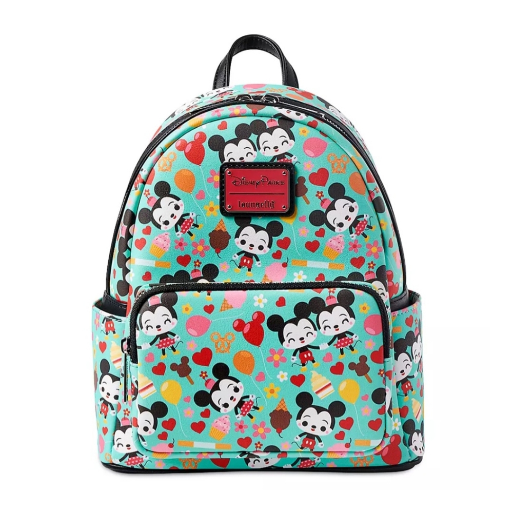 Disney Minnie & Mickey Snacks Loungefly Mini Backpack